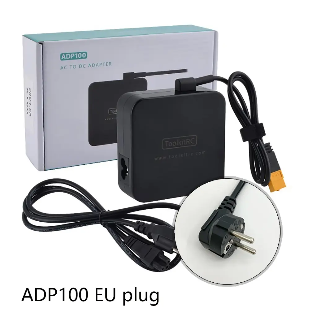 Блок живлення ToolKitRC ADP100 100W 20V 5A з роз'ємом XT60 для FPV M6D, M8P, M7 Black (18764) - фото 7
