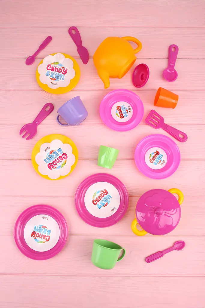 Набір посуду в будиночку DEDE DEDE-03021 Різнокольоровий (8693830030211) shop (8693830030211) - фото 2