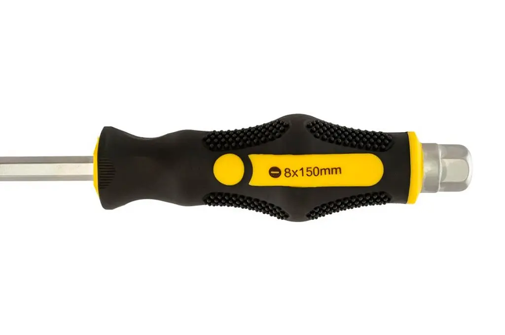 Отвертка ударная плоская шлицевая Mastertool SL8 x 150мм HEX 49-6815 - фото 5