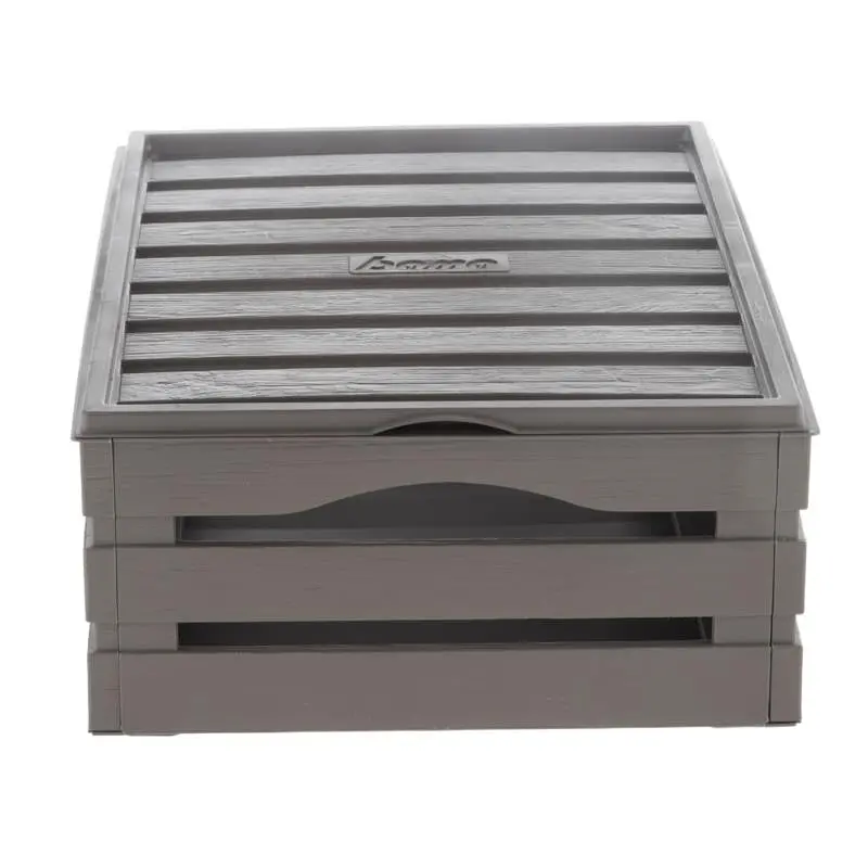 Ящик для зберігання Tina Box з кришкою 41x31x15h сіро-бежевий - фото 2