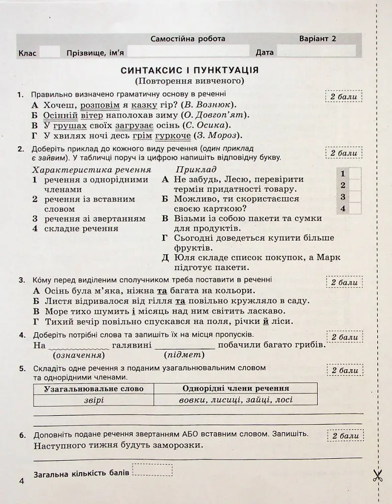 Українська мова. 6 клас. Контроль результатів навчання - Віктор Заболотний - фото 3