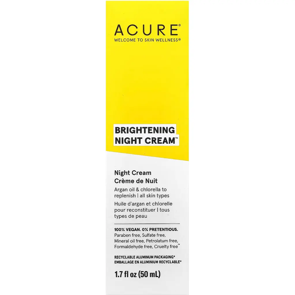 Ночной крем для лица Acure Brightenig Night Cream осветительный 50 мл - фото 3