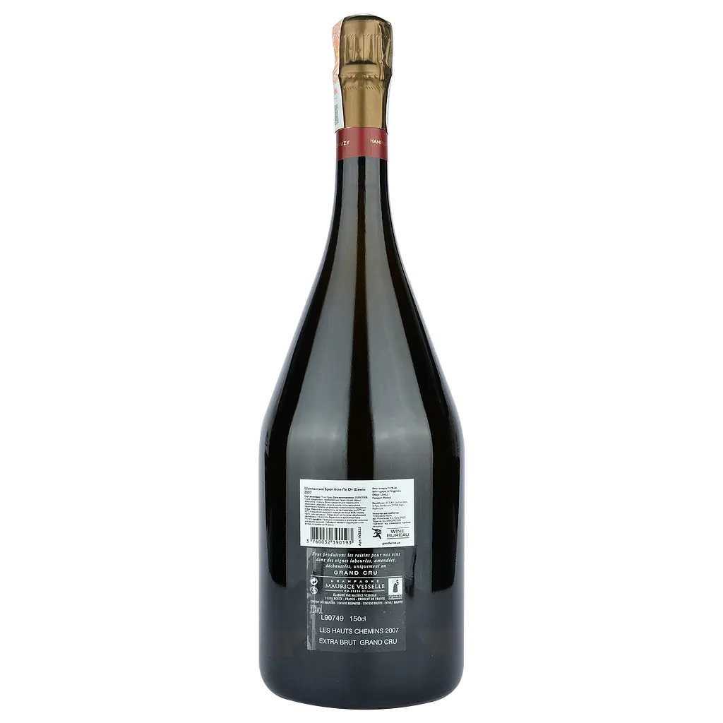 Шампанське Maurice Vesselle Les Hauts Chemins 2007, біле, брют, 1,5 л (W3825) - фото 2