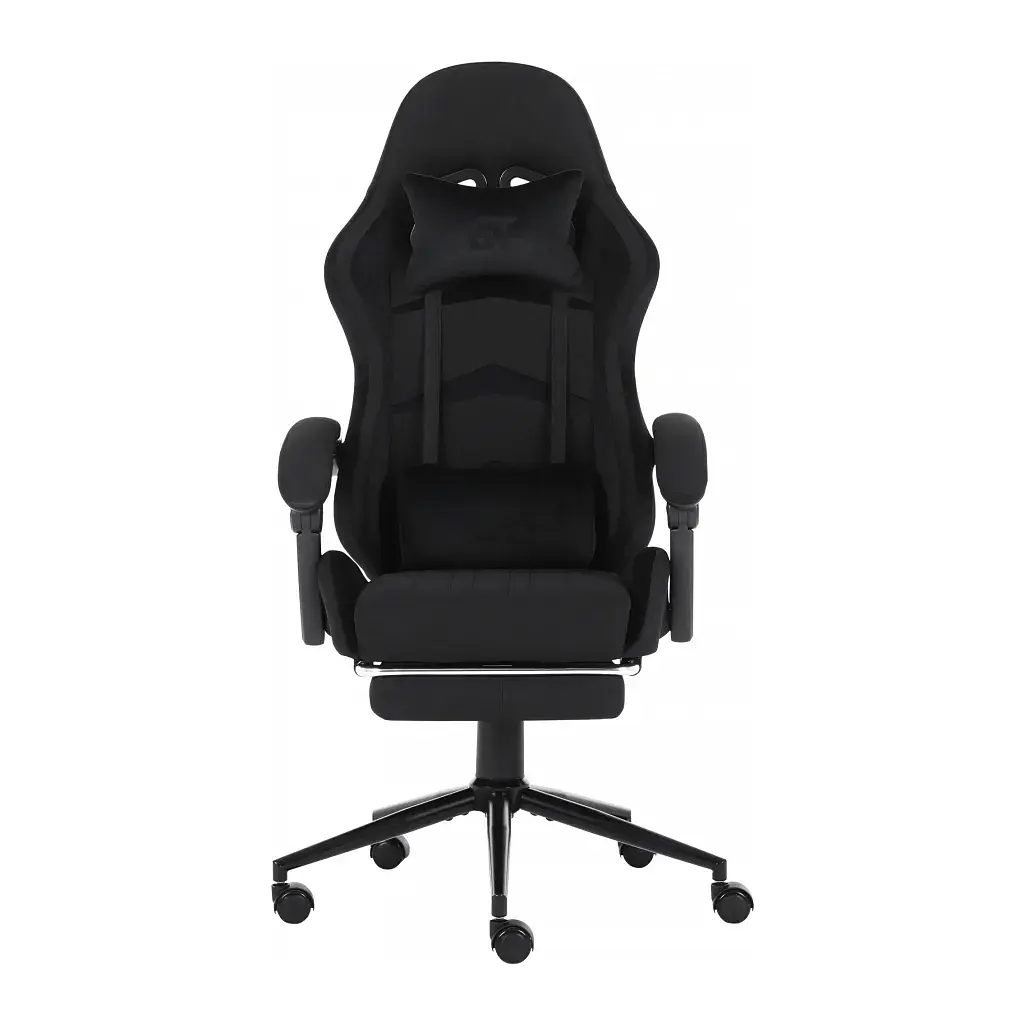 Крісло ігрове GT Racer X-2324 Black Suede (X-2324 Fabric Black Suede) - фото 2
