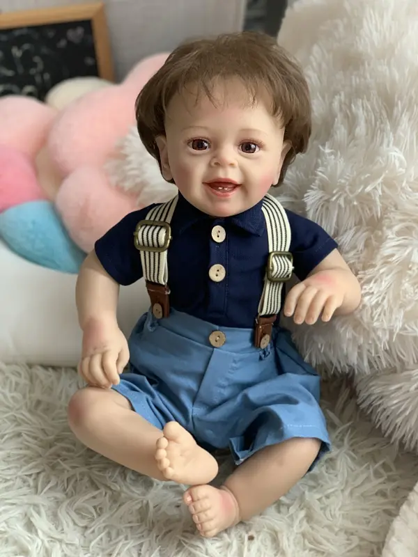 Силіконова колекційна лялька реборн reborn хлопчик пабло Reborn Dolls det0018818 - фото 2