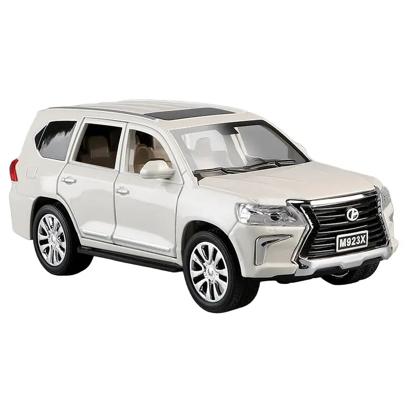 Колекційна металева модель позашляховика АвтоЕксперт Lexus LX570 з інерцією, світлом та звуком 1:24