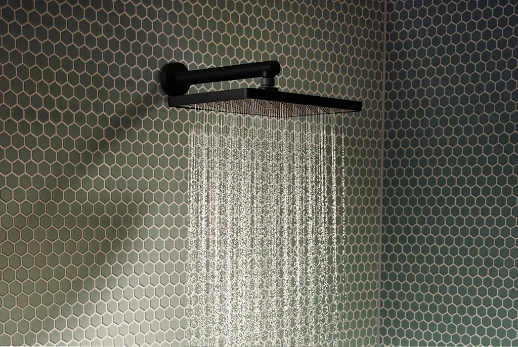 Верхній душ Hansgrohe Activera Q 290x180 1jet EcoSmart matt black 28738670 - фото 4