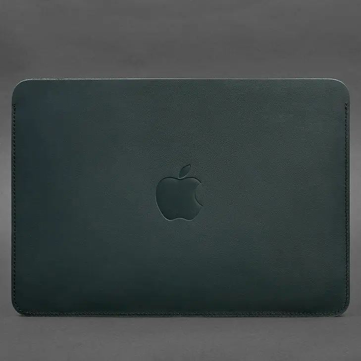 Шкіряний чохол BlankNote для MacBook Air 15-inch (2023) Зелений - фото 5