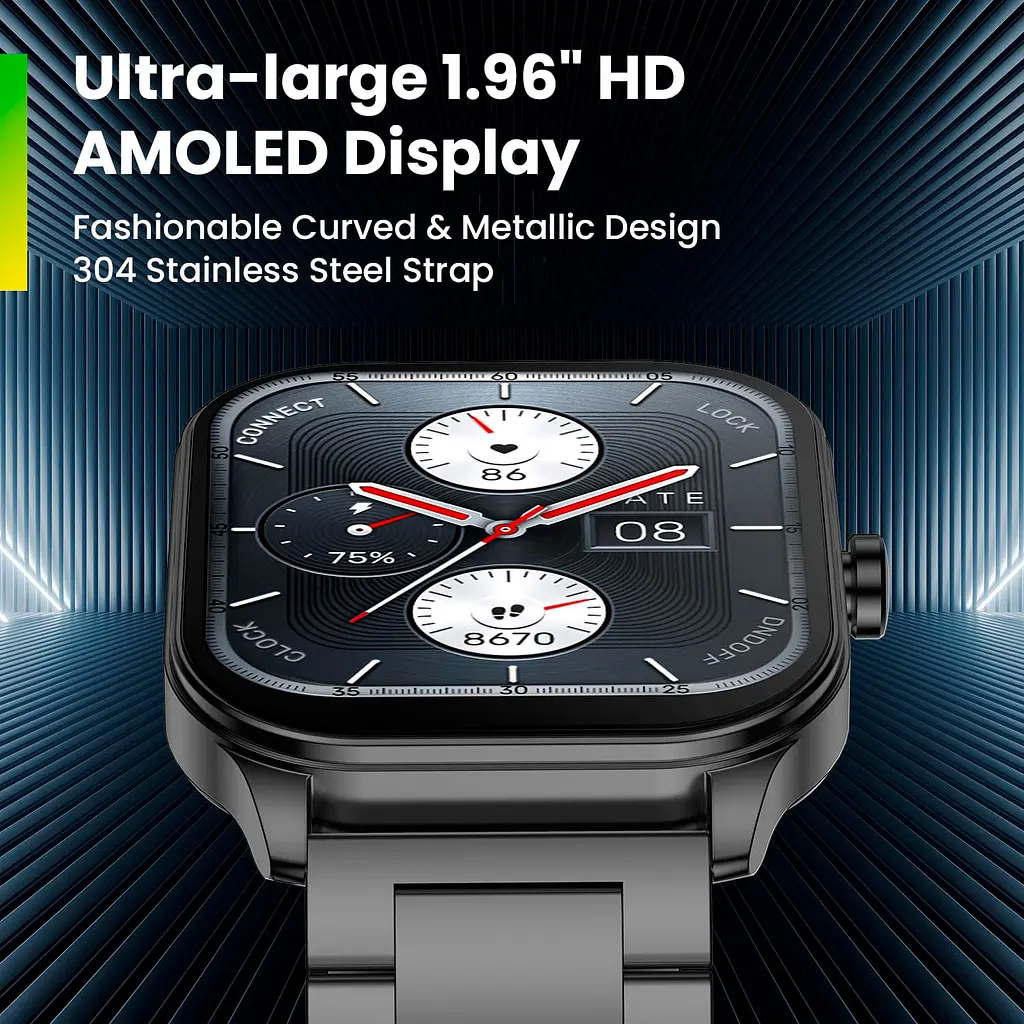 Смарт-годинник Amazfit Pop 3S Metal Black [107170] - фото 3