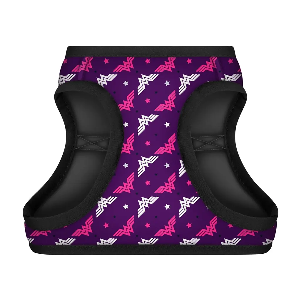 Шлея для собак WAUDOG Clothes з QR паспортом "Диво-жінка фіолет" S2 (1012-4008) - фото 2