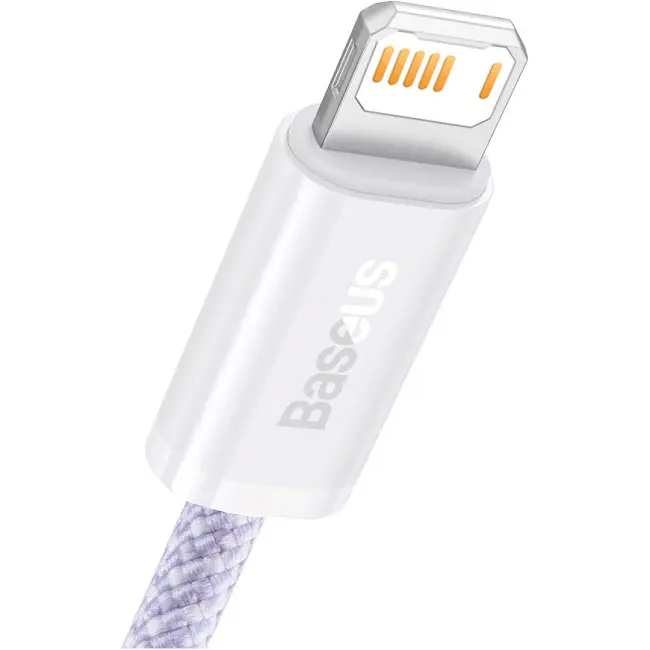 Кабель Baseus Dynamic 2 Series Fast Charging Cable USB to Lightning 2.4A 1m CALD040005 Purple - фото 3