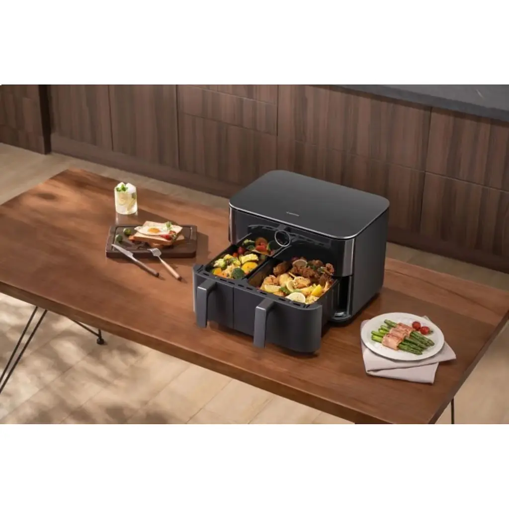 Мультипіч Xiaomi Dual Zone Air Fryer 10L Black [155031] - фото 9
