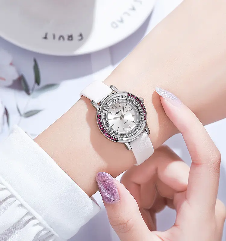 Жіночий наручний годинник 1855SIWT Silver-White Skmei acs0030534 - фото 3