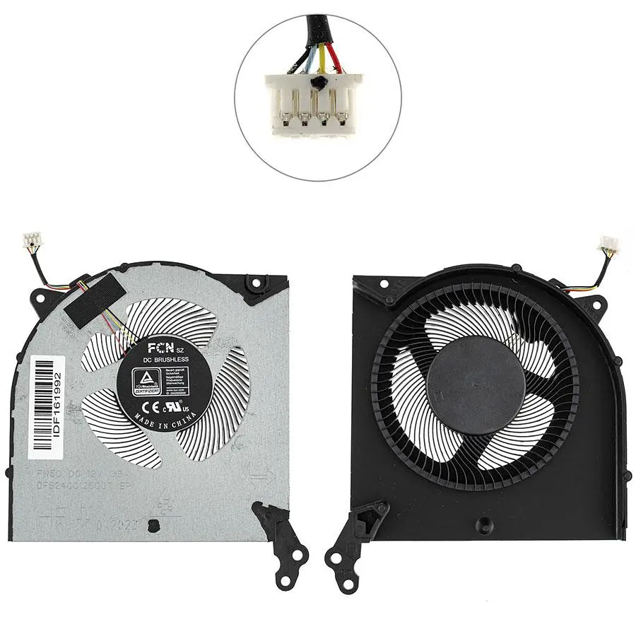 Вентилятор 2шт для ноутбука LENOVO Legion 5-15ARH05H 5P-15ARH05H 12V (Лівий+Правий) (5H40S20132) - фото 2