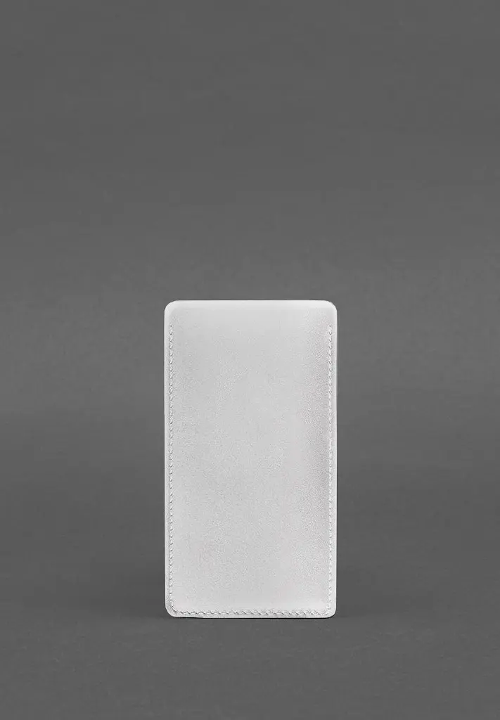 Кожаный чехол для iPhone 13 Белый - фото 3