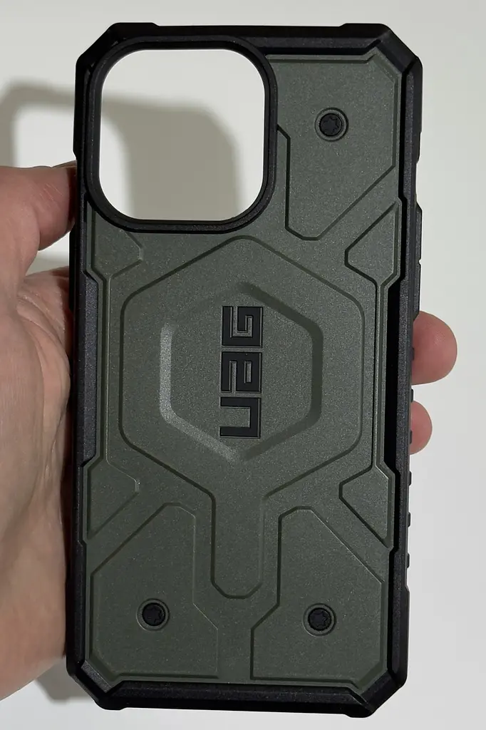 Оригінальний протиударний чохол UAG Pathfinder MagSafe для iPhone 15 Pro Max (6.7") Olive Drab 114301117272 - фото 3