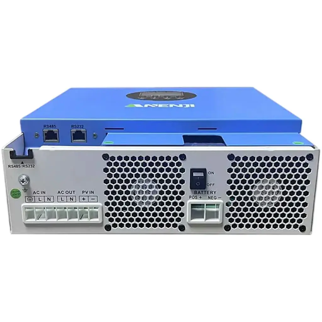 Гібридний сонячний інвертор Anenji ANJ-4000W-24V-WIFI [168474] - фото 4