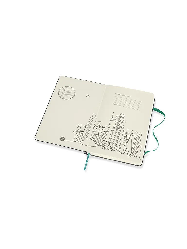 Записник Moleskine Astro Boy середній, Лінійка Темно-сірий (LEABQP060G25) - фото 3