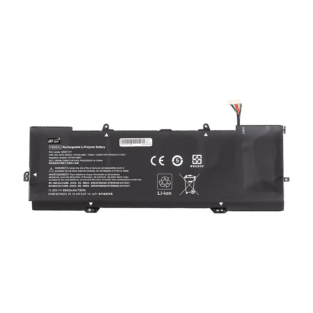 Акумулятор до ноутбука HP Spectre x360 15-ch000 (YB06XL) 11.55V 6840mAh PowerPlant (NB462148)