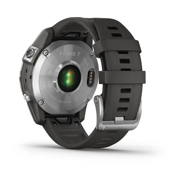Смарт-часы Garmin Fenix 7 Standard Edition Silver with Graphite Band (010-02540-00/01) Б/У [164431] - фото 3