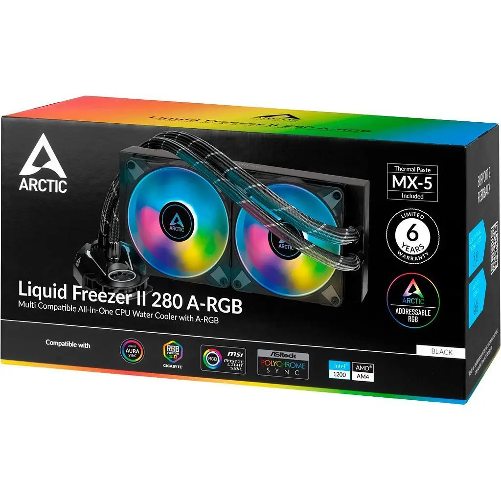 Система водяного охолодження Arctic Liquid Freezer II 280 A-RGB [ACFRE00106A] [143377] - фото 7