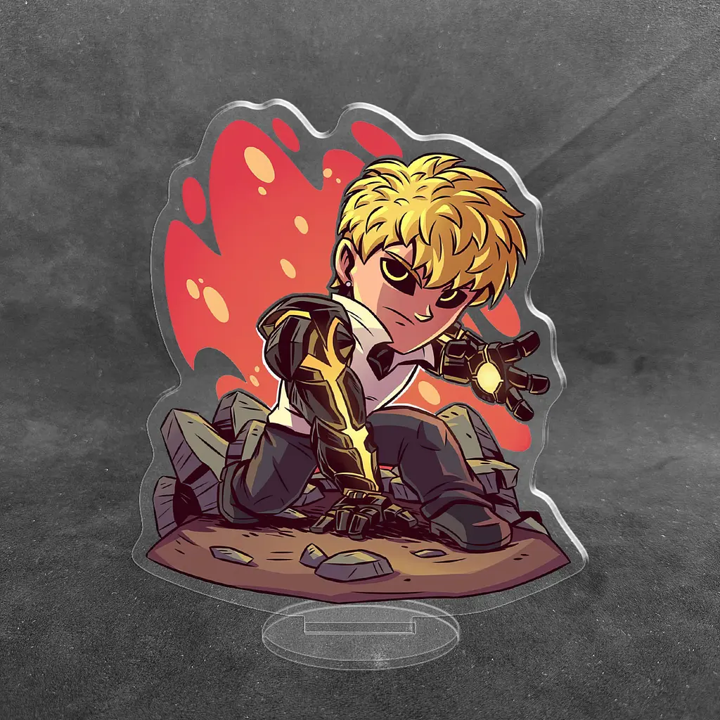 Акрилова колекційна фігурка Чібі Chibi Генос 10 cм - фото 2