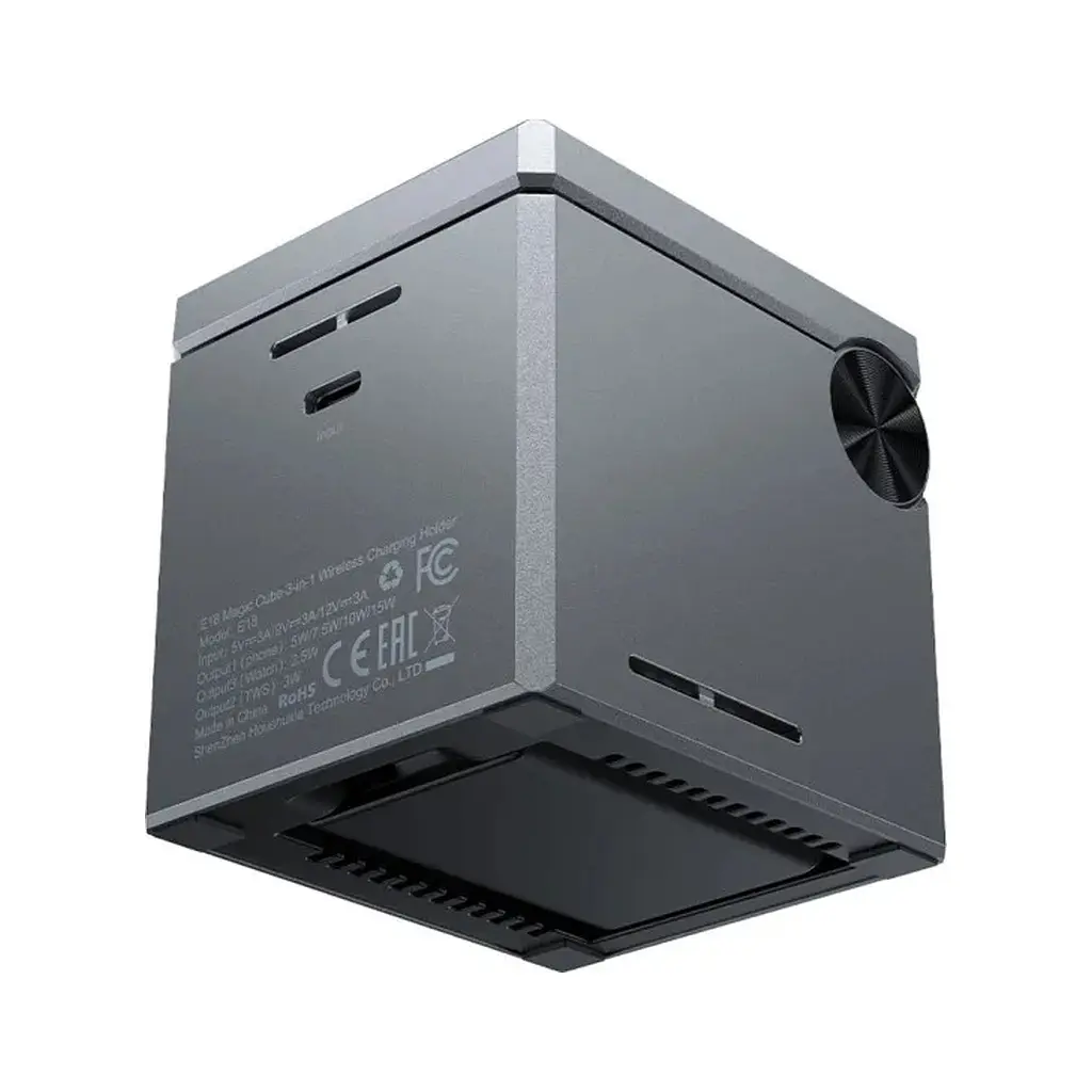Зарядний пристрій Acefast Wireless QI 3in1 15W E18 Rubik''s (6974316282884) - фото 3