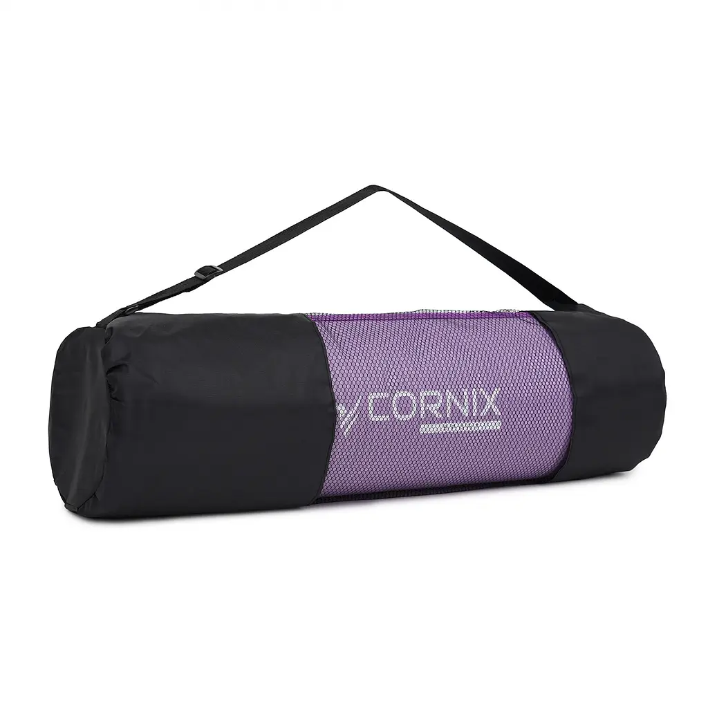 Килимок спортивний Cornix NBR 183 x 61 x 1 см для йоги та фітнесу XR-0093 Purple/Purple - фото 3