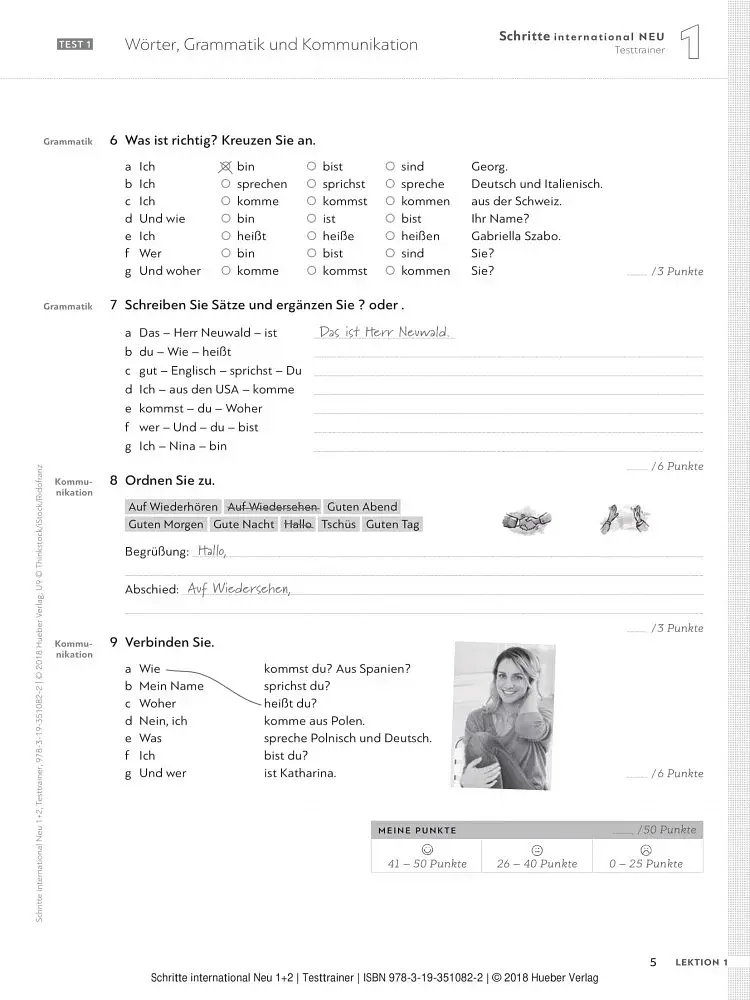 Schritte international Neu 1+2, Testtrainer + CD - фото 4