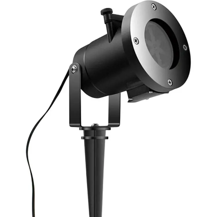 Уличный лазерный проектор Star Projector 16F(36) для Рождества, Нового года, Хэллоуина с 16 разными слайдами для праздников черный (GR- 68_579) - фото 3