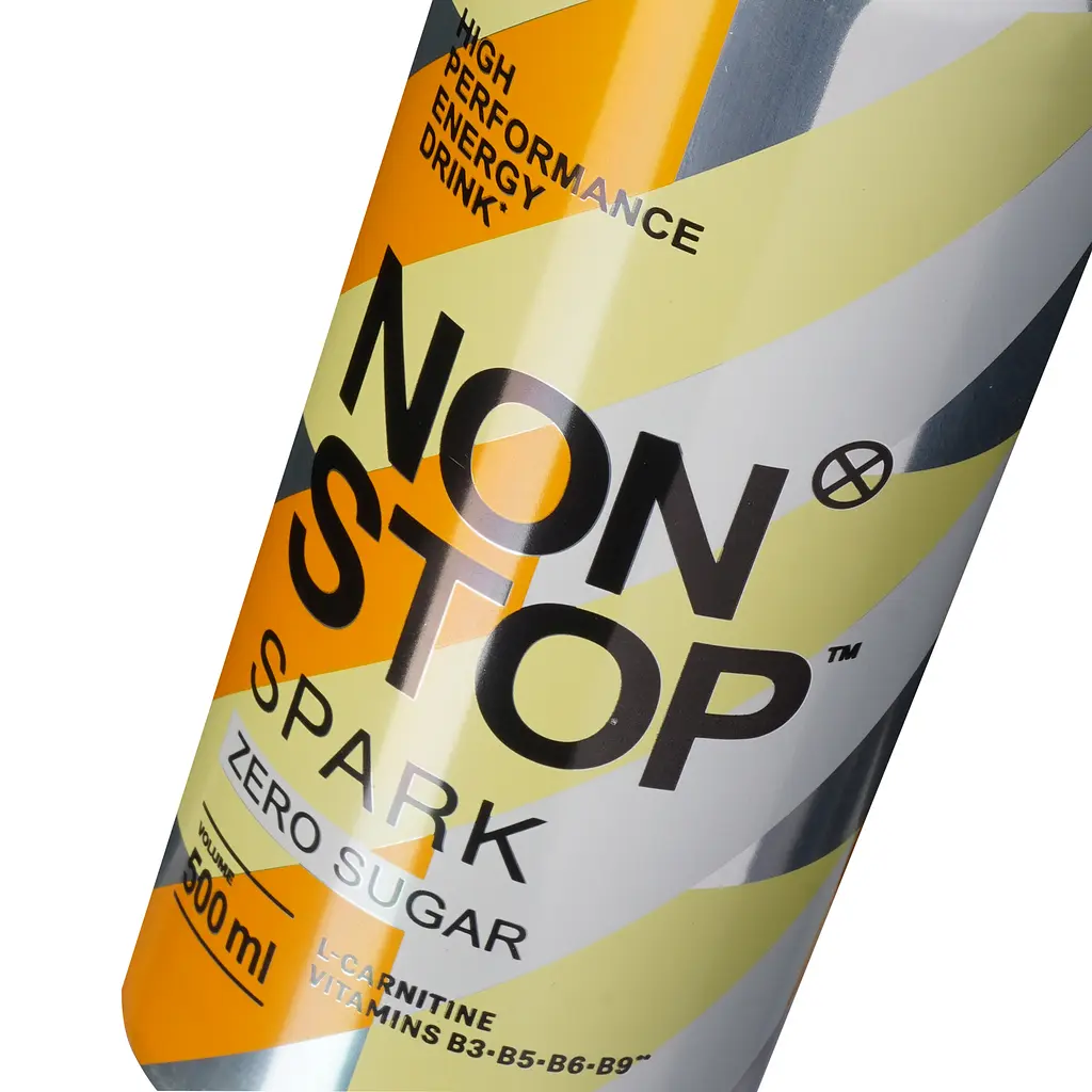 Напій енергетичний Non Stop Spark без цукру безалкогольний сильногазований 0.5 л - фото 4