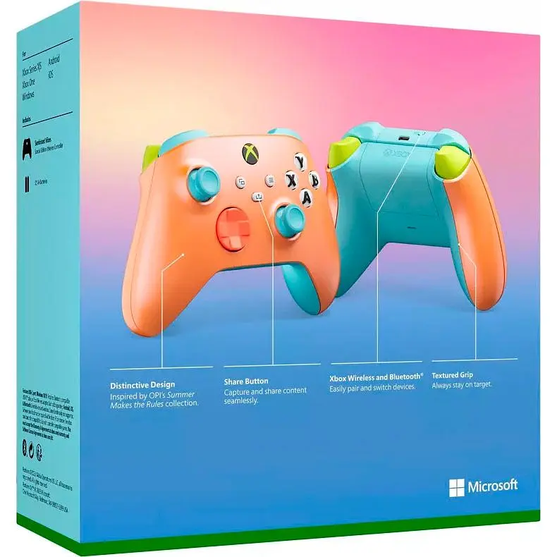 Геймпад Microsoft Xbox Series X/S Wireless Controller Sunkissed Vibes OPI Special Edition (QAU-00118) [89637] - фото 15