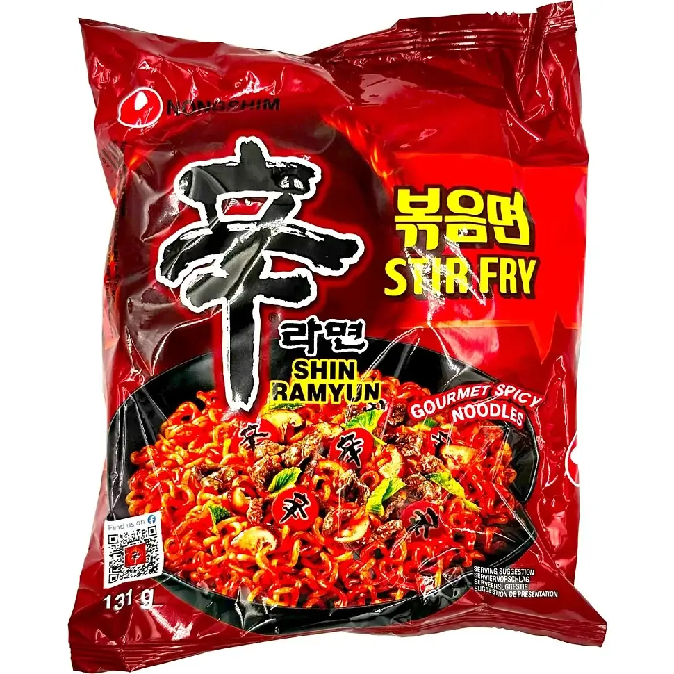 Локшина Шин рамен Nongshim Stir Fry дуже гостра 131 г