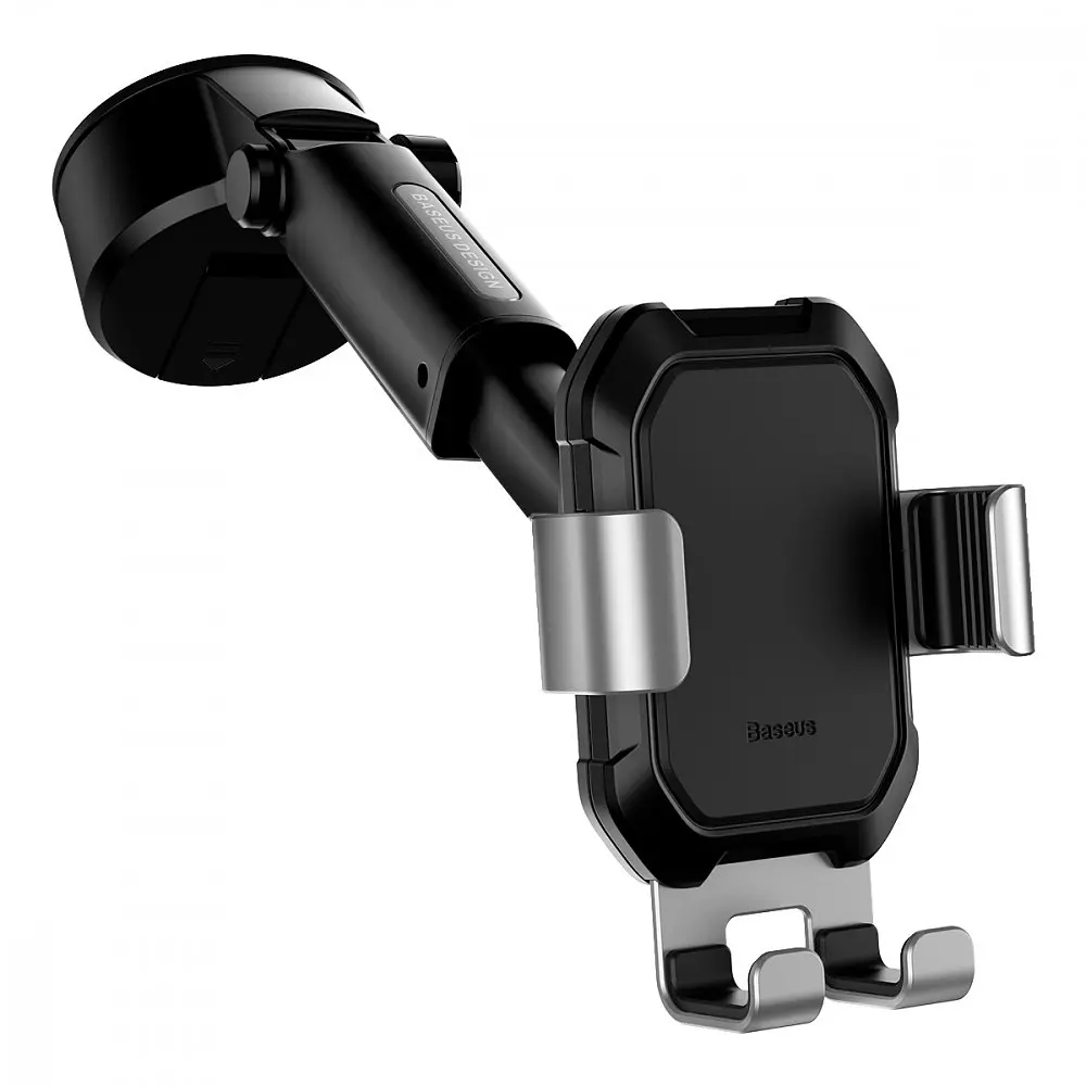 Тримач в машину Baseus Tank Gravity Car Mount With Suction Base silver (SUYL-TK0S) - фото 8