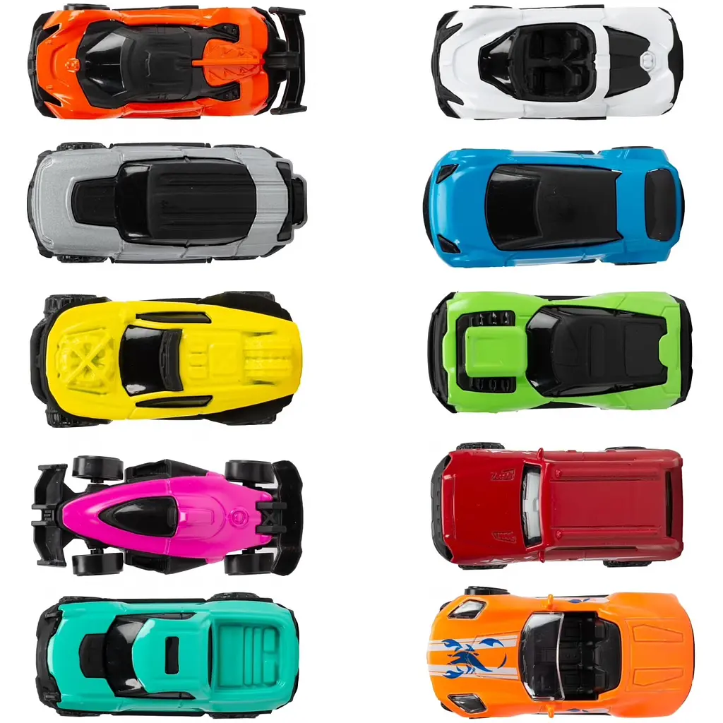 Набір машинок Dickie Toys Міський стиль металеві 10 шт. (3332000) - фото 3
