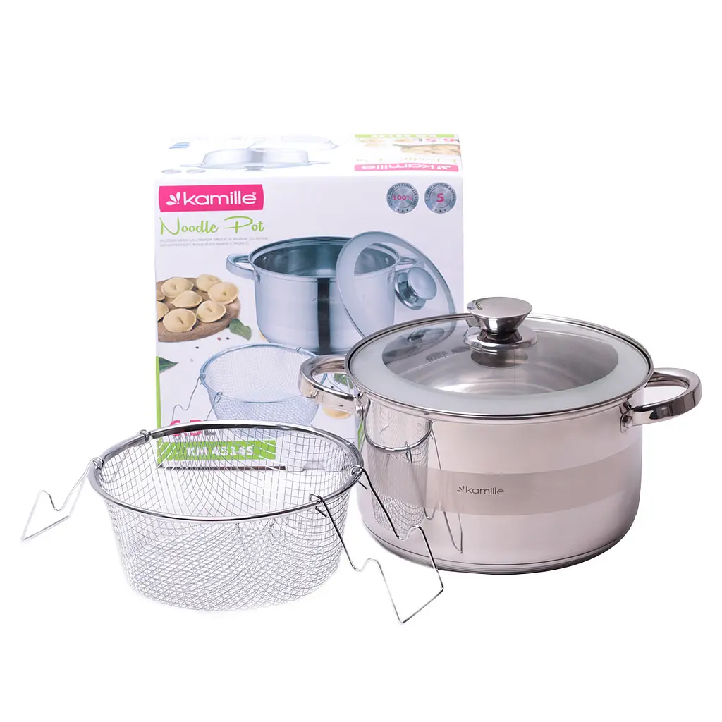 Каструля-фритюрниця Kamille KM-4514S 6.5 л