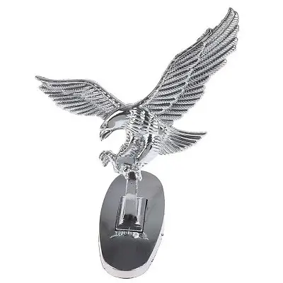 Емблема приціл на капот EAGLE Хром сплав на скотчі (Завод) - фото 3
