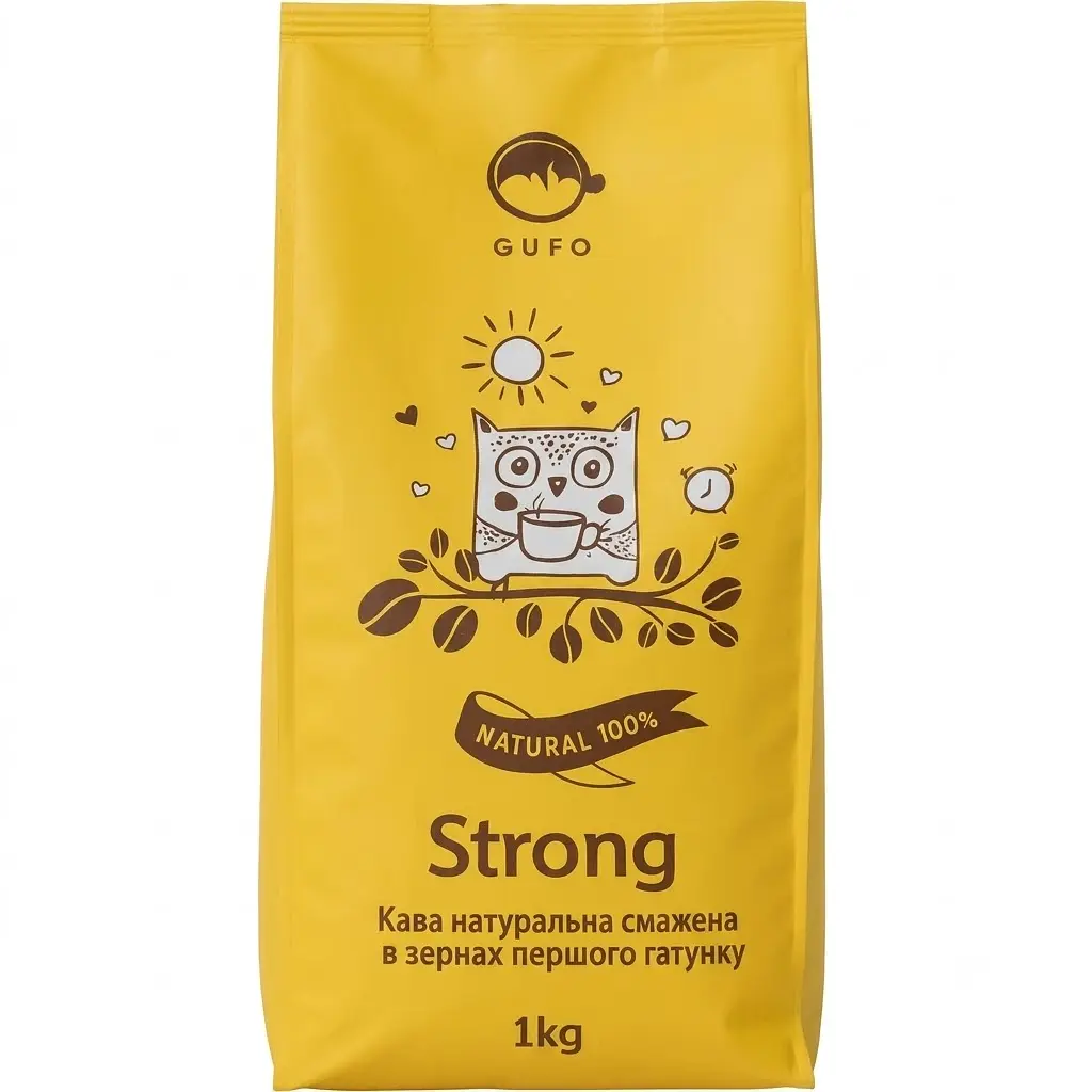 Кава в зернах Gufo Strong 1 кг