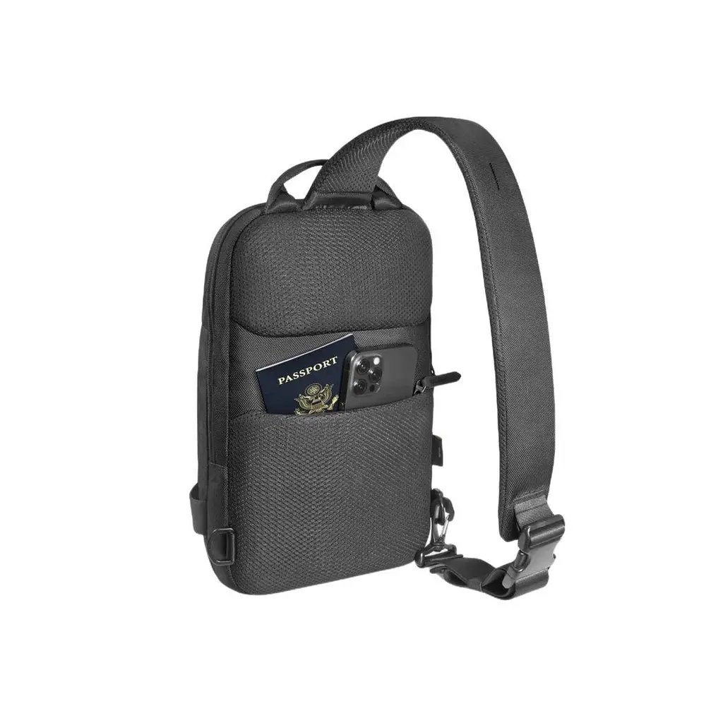 Сумка для ноутбука Tomtoc Navigator-T24 Sling Bag Black 14 Inch/7L T24M1D1 - фото 3