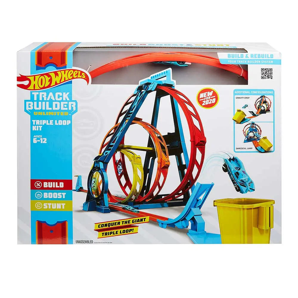 Трек Hot Wheels Track builder Потрійна петля (GLC96) - фото 3
