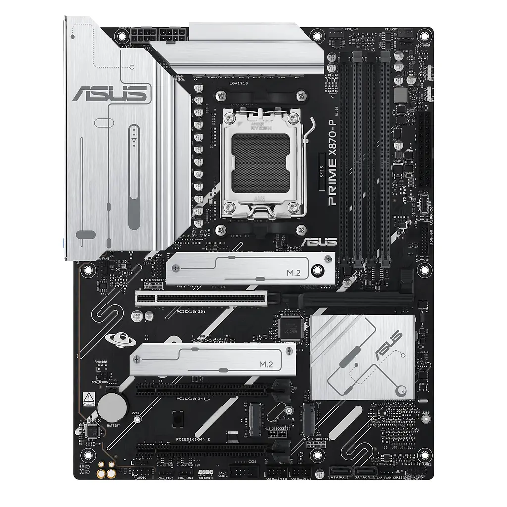 Материнcька плата PRIME X870-P sAM5 X870 4xDDR5 M.2 HDMI ATX Asus teh0019098 - фото 2