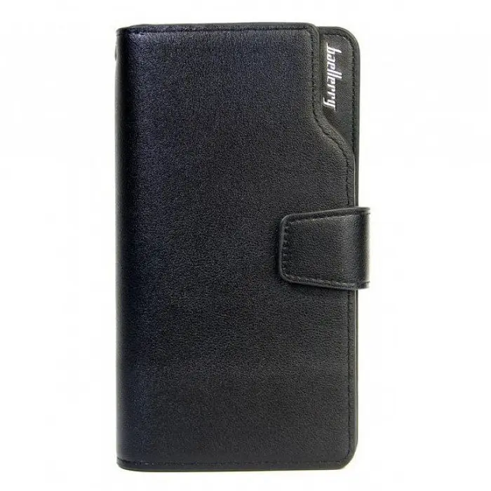 Гаманець чоловічий Baellerry Business S1063, чорний, екошкіра, з відділенням для телефону та карток - фото 4