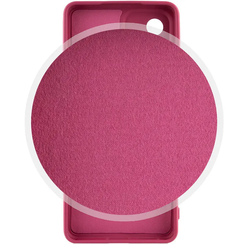 Чохол Silicone Cover Lakshmi Full Camera (A) для Oppo A17 Бордовий / Marsala - фото 3