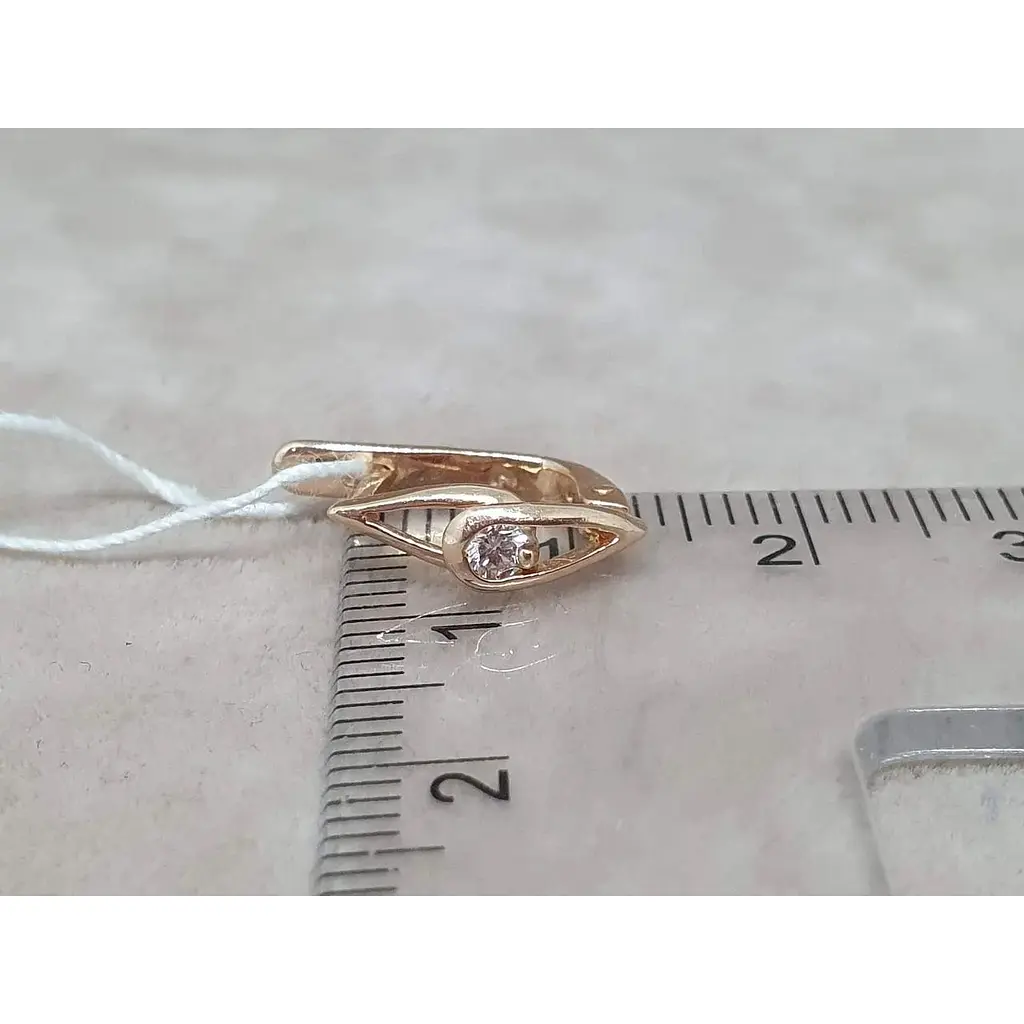 Золоті сережки Гаразд з діамантами. 3032733 - фото 5