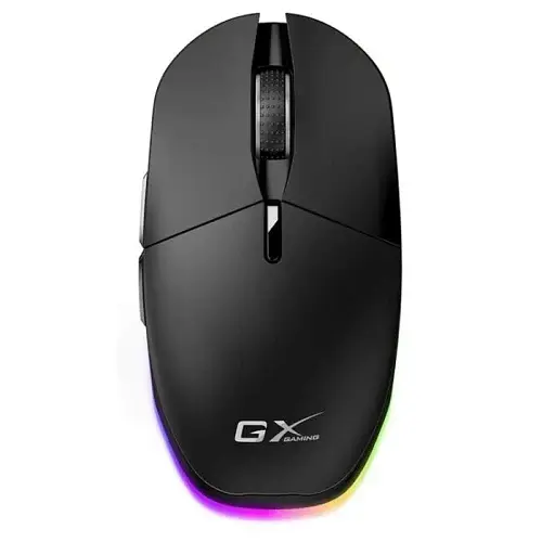 Миша бездротова Genius Scorpion M8250, Black, Bluetooth 5.0 / 2.4GHz USB, оптична, 800-3200 dpi, RGB підсвічування (8 режимів), 6 кнопок, акумулятор 500 mAh