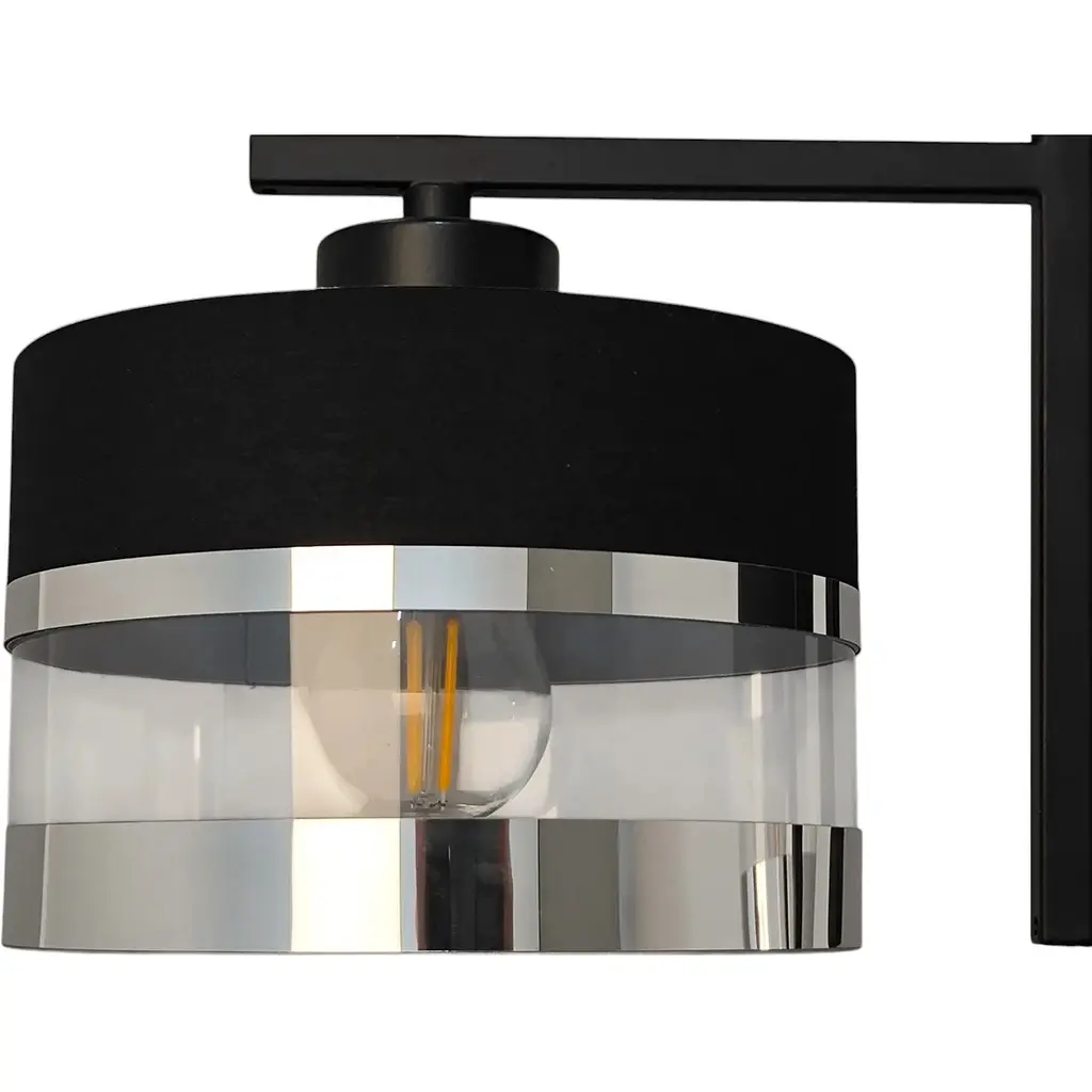 Люстра Brille с абажуром BR-273S/3 E27 BK - фото 3