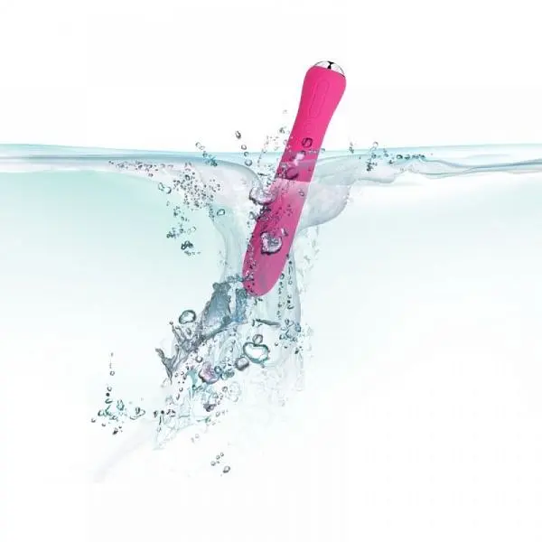Ребристий вібромасажер Svakom Anya Heating Vibrator, 19.5х3.3 см (рожевий) - фото 5