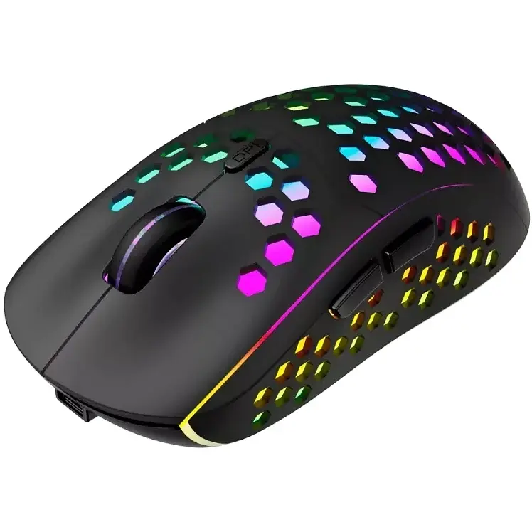 Bluetooth миша Canyon Haster GMW-18 Wireless Rainbow Backlite Black (CND-SGMW18) UA - фото 3