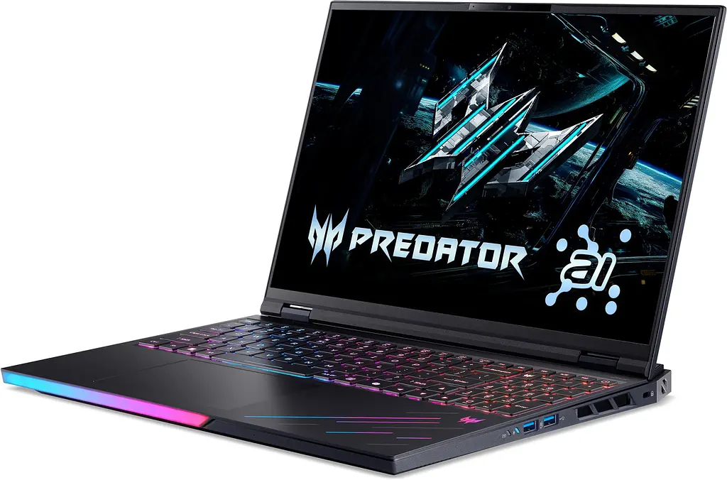 Ноутбук Acer Predator Helios 16 PH16-73 16" OLED Intel U9-275HX 64GB F2TB NVD5070Ti-12 Win11P черный - фото 2