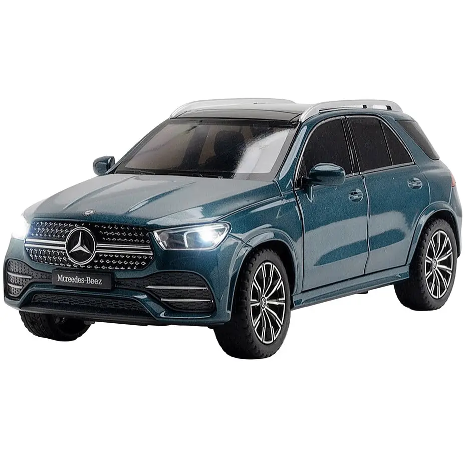 Колекційна металева модель автомобіля АвтоЕксперт Mercedes-Benz GLE 350 з інерцією, світлом та звуком 1:24